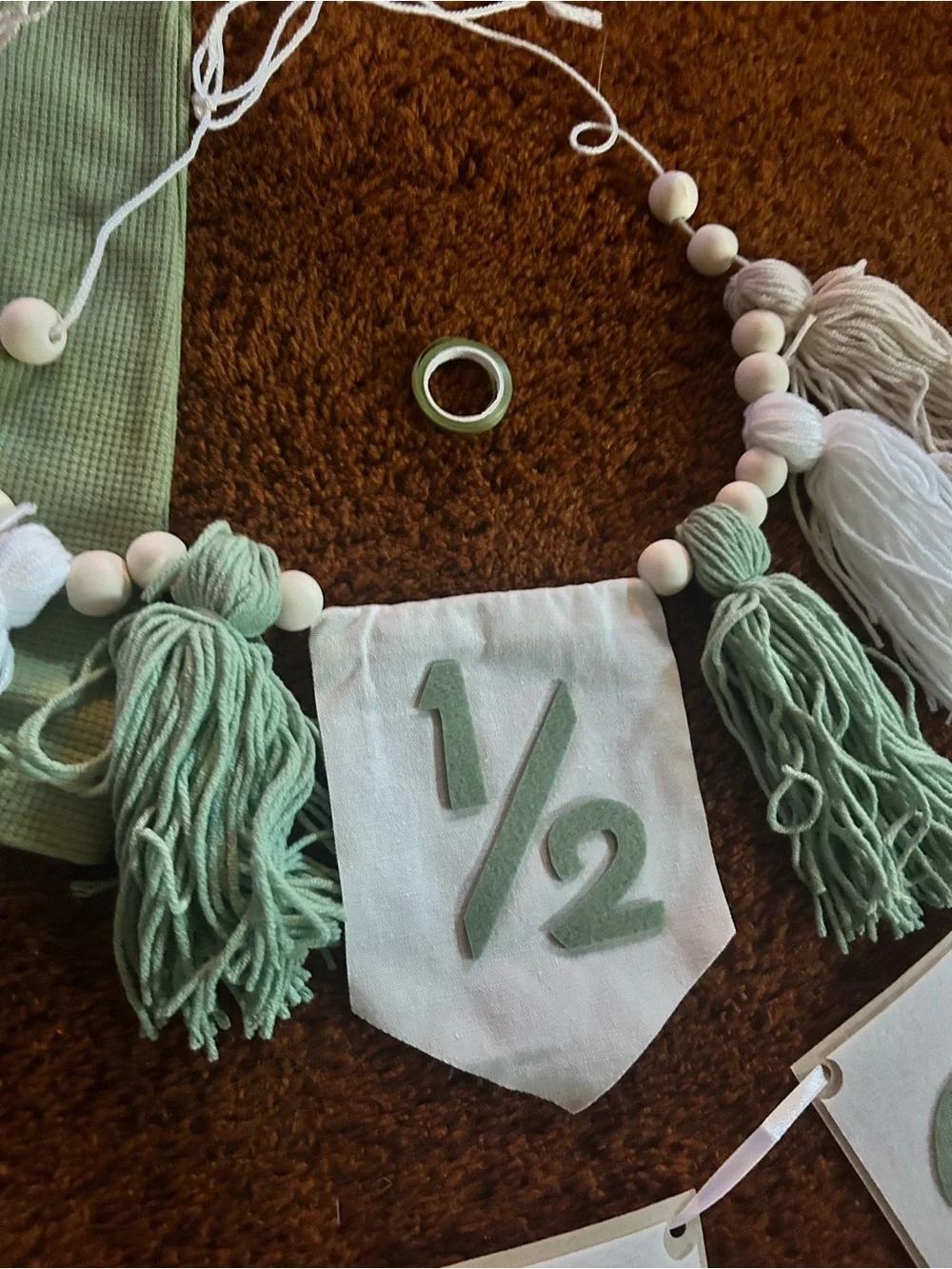 Mayoral Mint Green 1/2 Birthday Outfit & Banner Set